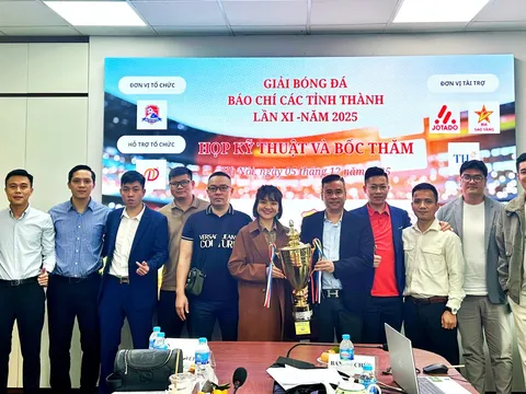Sẵn sàng cho Giải bóng đá Báo chí các tỉnh, thành lần thứ XI